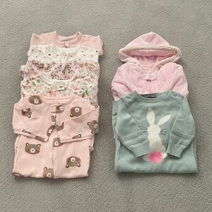 Baby Sleep and Play Onesie Bundle